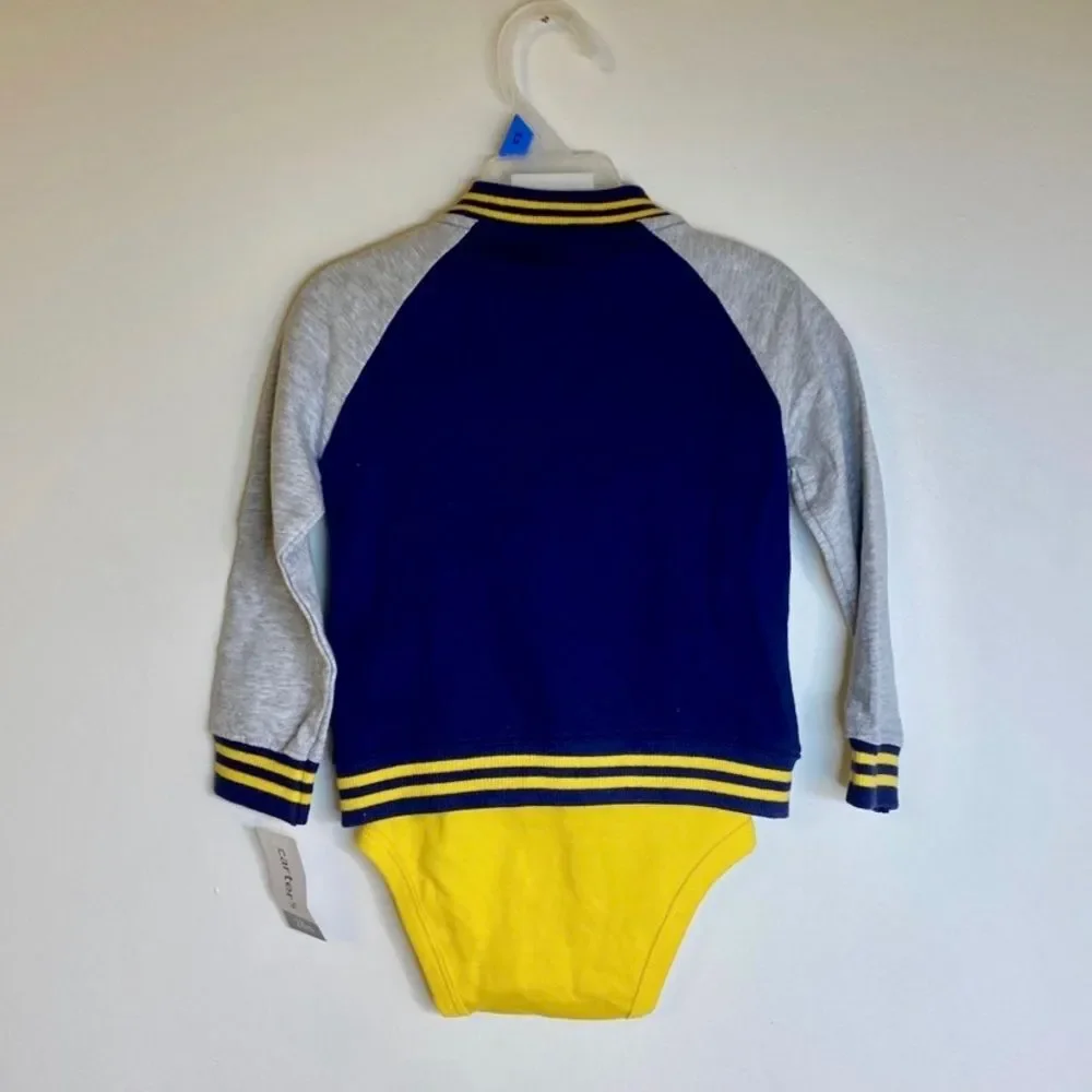 Carter’s Letterman Jacket Onesie Set‎
